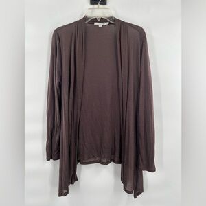 Boden brown duster cardigan long sleeve size 10